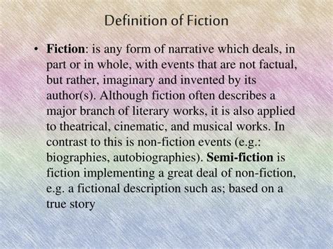 what is a fictional story|definition of fictional book.
